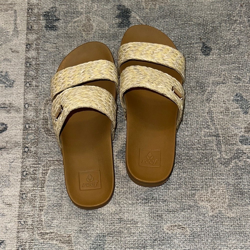Reef Women's Tan Slide Sandals